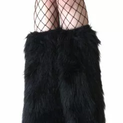 Fun Costumes Adult Black Furry Boot Covers