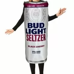 Morris Costumes Bud Light Black Cherry Seltzer Can Costume For Adults