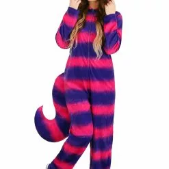 Fun Costumes Cheshire Cat Onesie For Adults