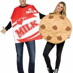 Fun World Adult Cookies And Milk Costume