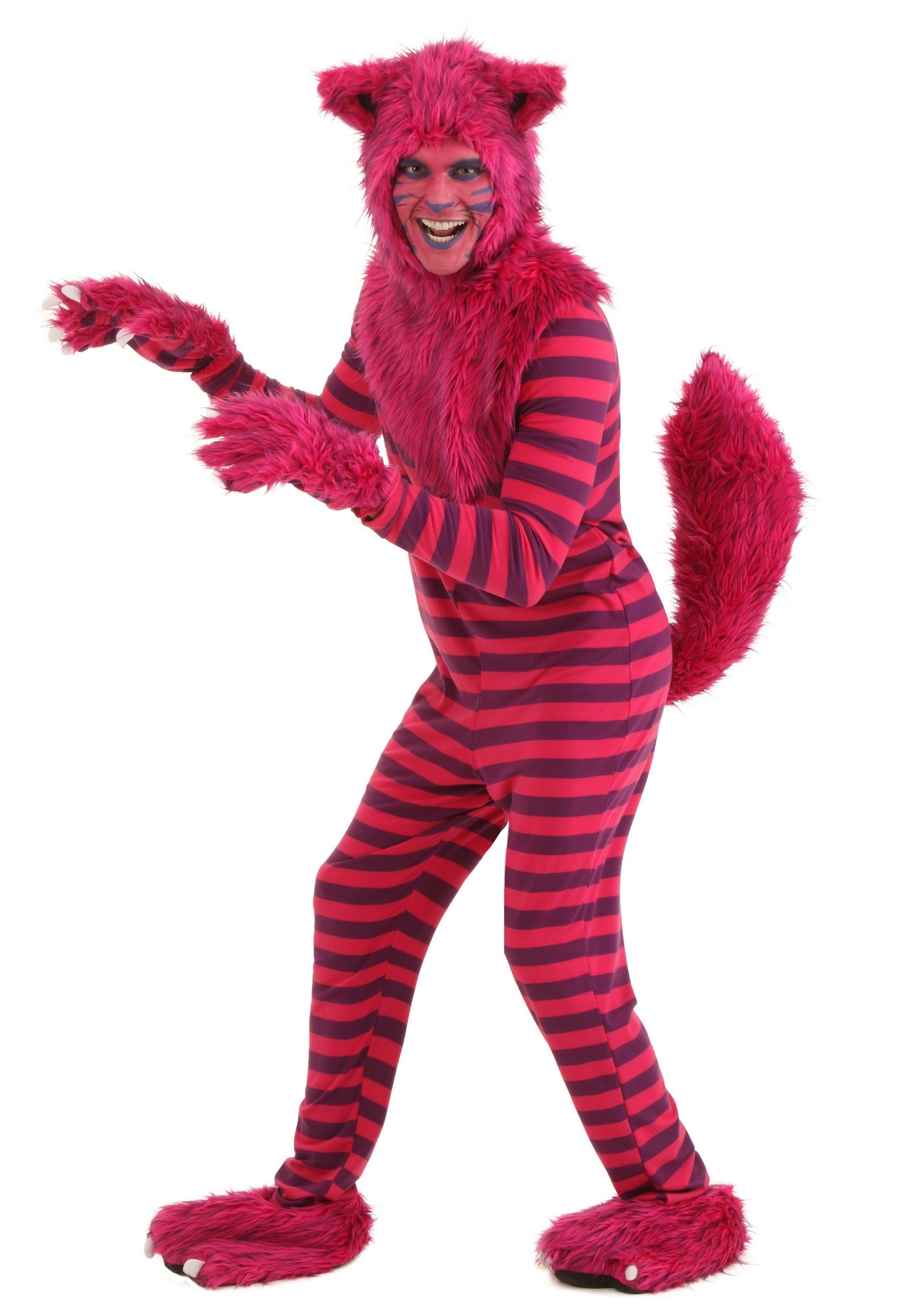 Fun Costumes Adult Deluxe Cheshire Cat Costume 3 Fun Costumes Adult Deluxe Cheshire Cat Costume