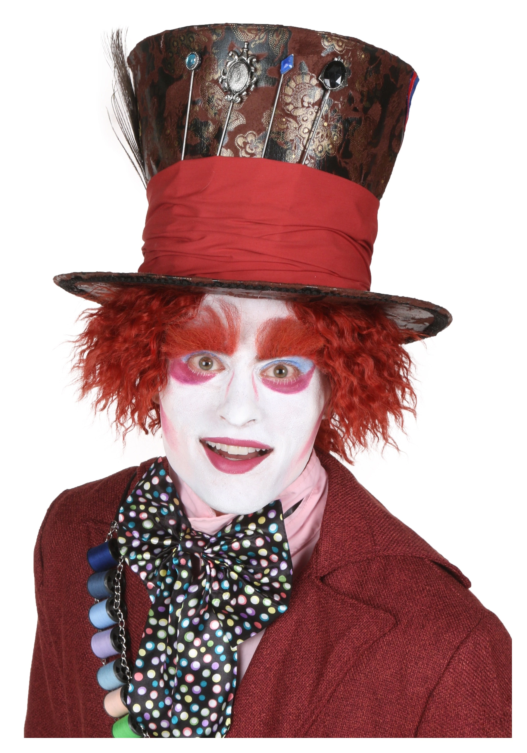 Adult Deluxe Manic Tea Party Wig 4 Adult Deluxe Manic Tea Party Wig - Image 2