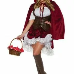 Underwraps Women's Deluxe Sexy Red Riding Hood Costume
