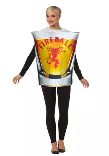 Morris Costumes Fireball Shot Glass Costume For Adults 3 Morris Costumes Fireball Shot Glass Costume For Adults