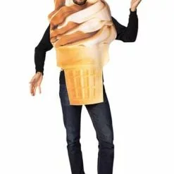Rasta Imposta Get Real Ice Cream Swirl Cone Costume For Adults
