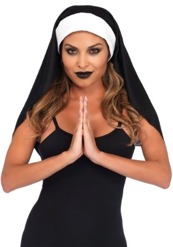 LEG AVENUE Nun Costume Habit For Adults 3 LEG AVENUE Nun Costume Habit For Adults