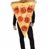 Fun World Adult Photoreal Pizza Slice Costume -Storybook & Fairytale Costumes Sales adult photoreal pizza slice costume