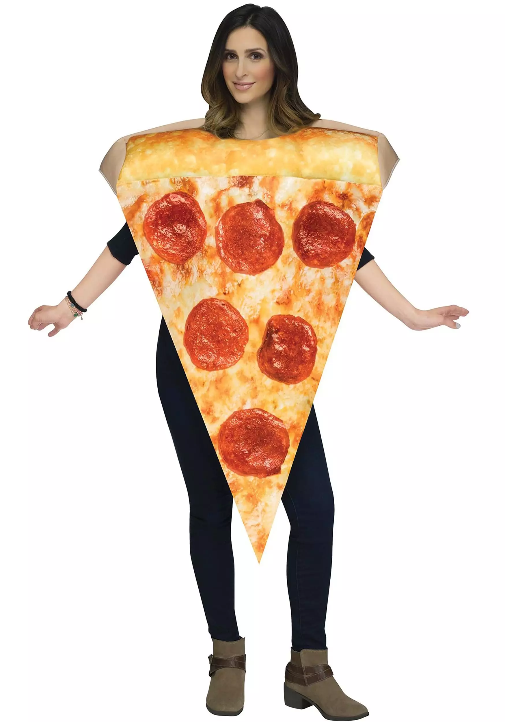 Fun World Adult Photoreal Pizza Slice Costume 4 Fun World Adult Photoreal Pizza Slice Costume - Image 2