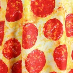 Fun Costumes Adult Pizza Costume Poncho -Storybook & Fairytale Costumes Sales adult pizza poncho alt 2