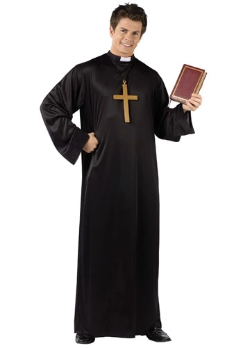 Fun World Priest Costume For Adults 3 Fun World Priest Costume For Adults