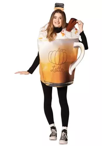 Rasta Imposta Pumpkin Spice Latte Costume For Adults 3 Rasta Imposta Pumpkin Spice Latte Costume For Adults