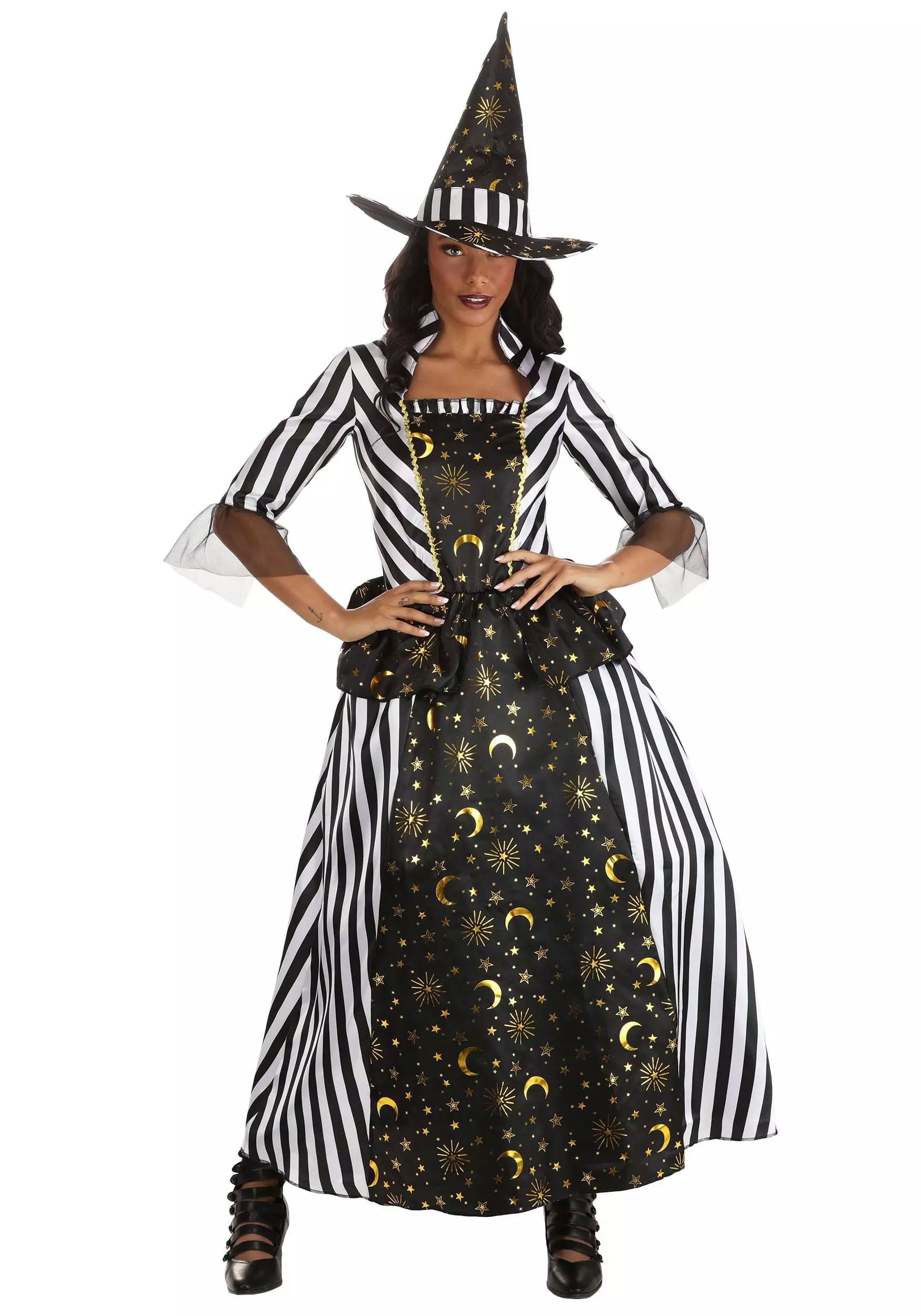 Jerry Leigh Rococo Witch Costume Dress For Women 4 Jerry Leigh Rococo Witch Costume Dress For Women - Image 2
