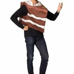 Rasta Imposta Slice Of Chocolate Cake Costume For Adults