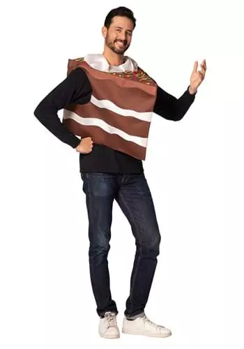 Rasta Imposta Slice Of Chocolate Cake Costume For Adults 3 Rasta Imposta Slice Of Chocolate Cake Costume For Adults