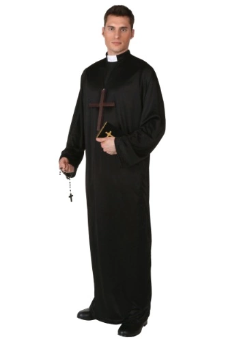 Fun Costumes Adult Traditional Priest Costume 3 Fun Costumes Adult Traditional Priest Costume
