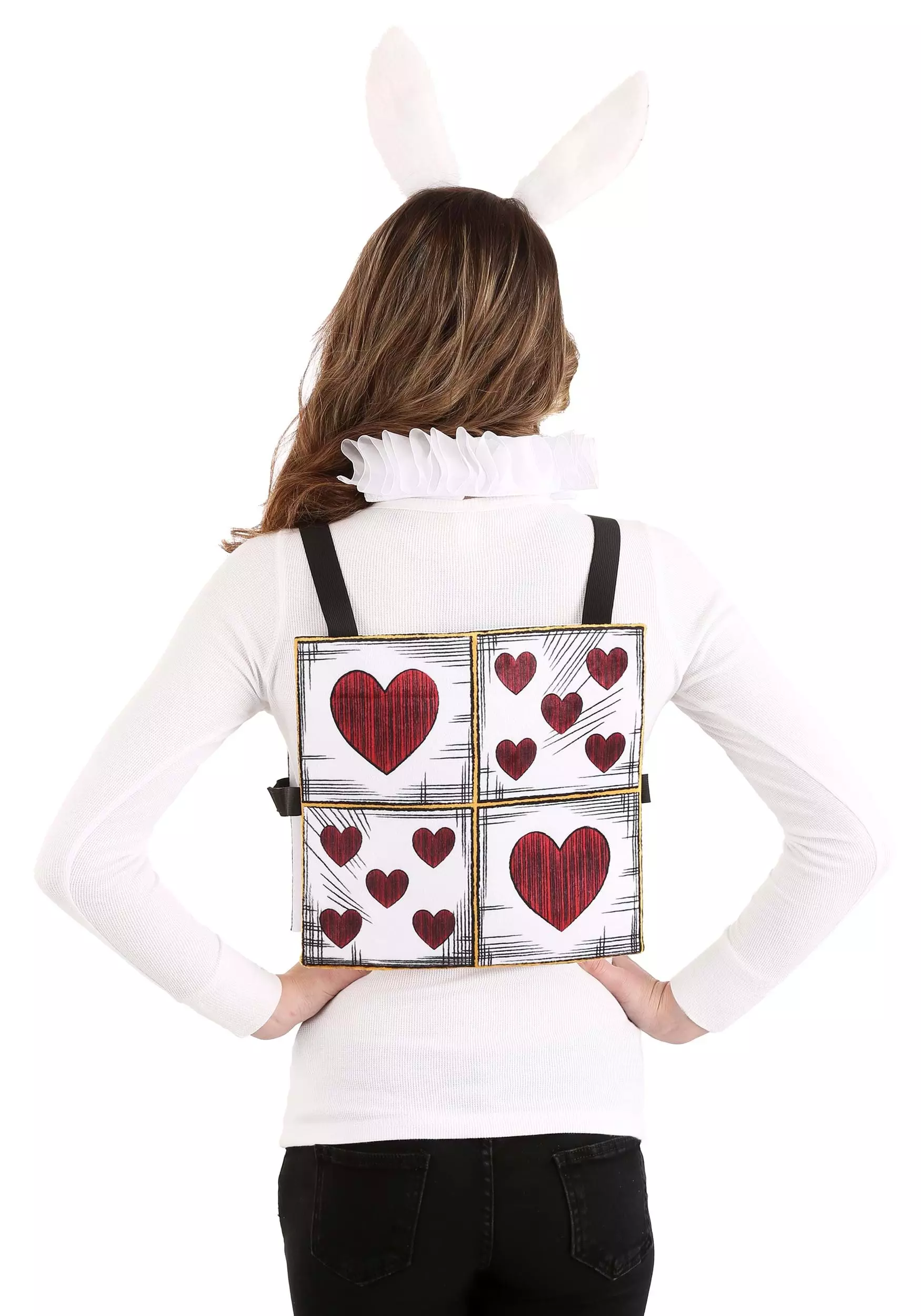 Elope White Rabbit Costume Kit For Adults 4 Elope White Rabbit Costume Kit For Adults - Image 2