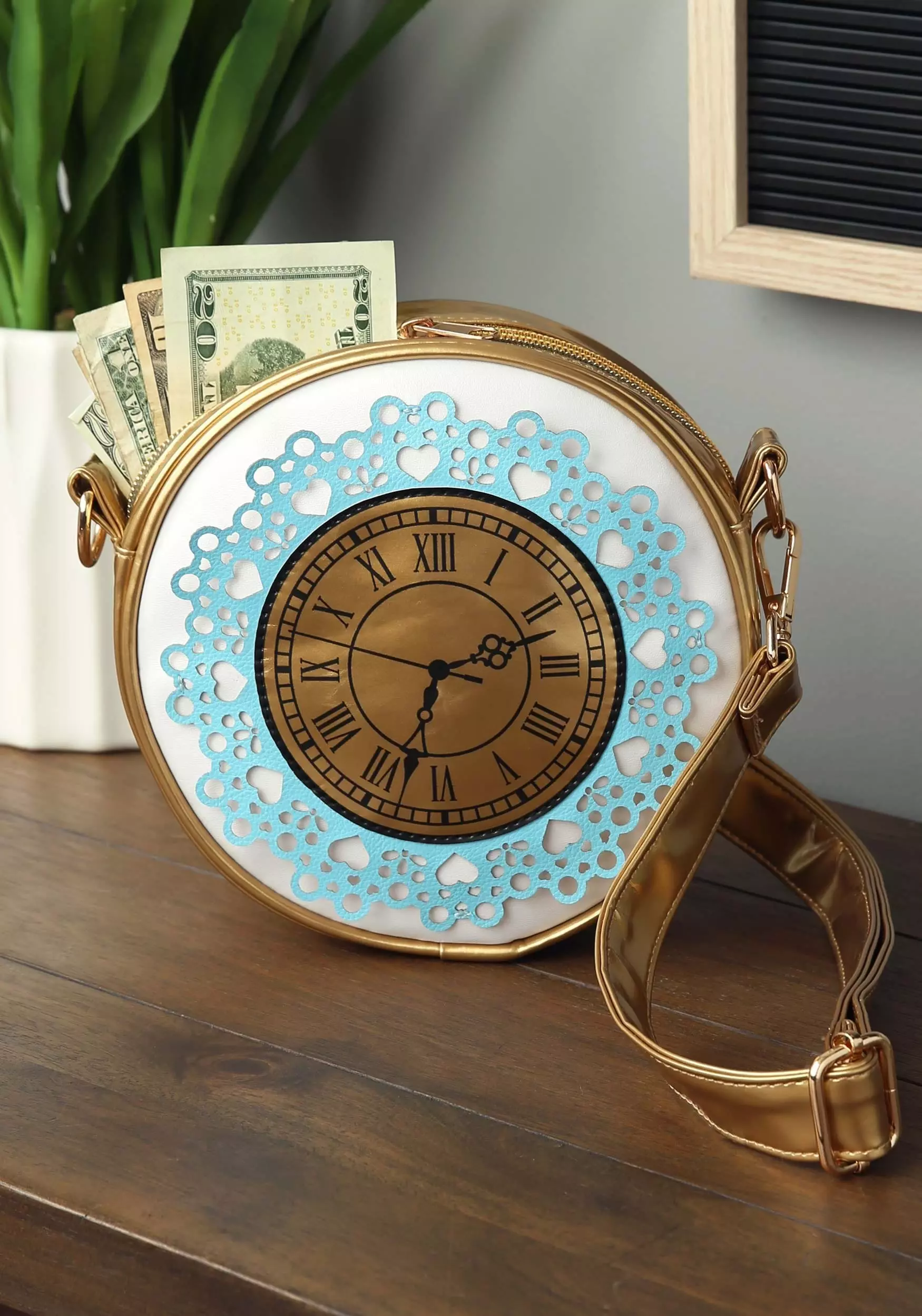 Fushengyuan Industry CO., Alice In Wonderland Costume Clock Accessory Purse 4 Fushengyuan Industry CO., Alice In Wonderland Costume Clock Accessory Purse - Image 2
