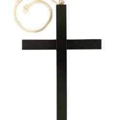 Boloparty Black Wood Monk Cross Costume Accessory