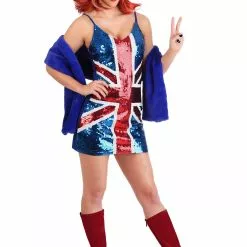Seeing Red Women's British Girl Power Popstar Costume