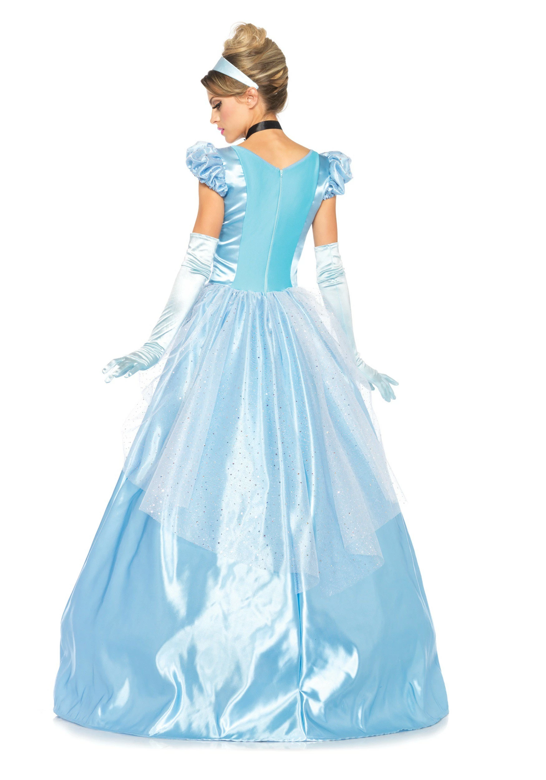 LEG AVENUE Cinderella Costume: Classic Full Length Gown 4 LEG AVENUE Cinderella Costume: Classic Full Length Gown - Image 2