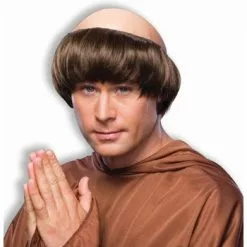 Forum Novelties, Inc Dark Brown Monk Wig