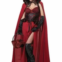 California Costume Collection Dark Sexy Red Riding Hood Costume For Women