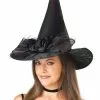 Seasons (HK) Ltd. Deluxe Iridescent Witch Hat For Women -Storybook & Fairytale Costumes Sales deluxe iridescent witch hat