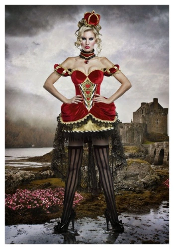 In Character Deluxe Queen Of Hearts Costume 3 In Character Deluxe Queen Of Hearts Costume