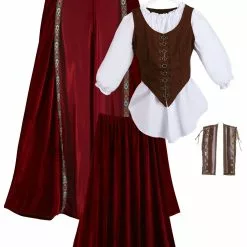 Fun Costumes Deluxe Red Riding Hood Costume -Storybook & Fairytale Costumes Sales deluxe red riding hood alt 1