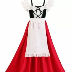 Fun Costumes Women's Plus Size Deluxe Red Riding Hood Costume -Storybook & Fairytale Costumes Sales deluxe red riding hood costume alt3