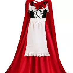 Fun Costumes Women's Plus Size Deluxe Red Riding Hood Costume -Storybook & Fairytale Costumes Sales deluxe red riding hood costume alt4