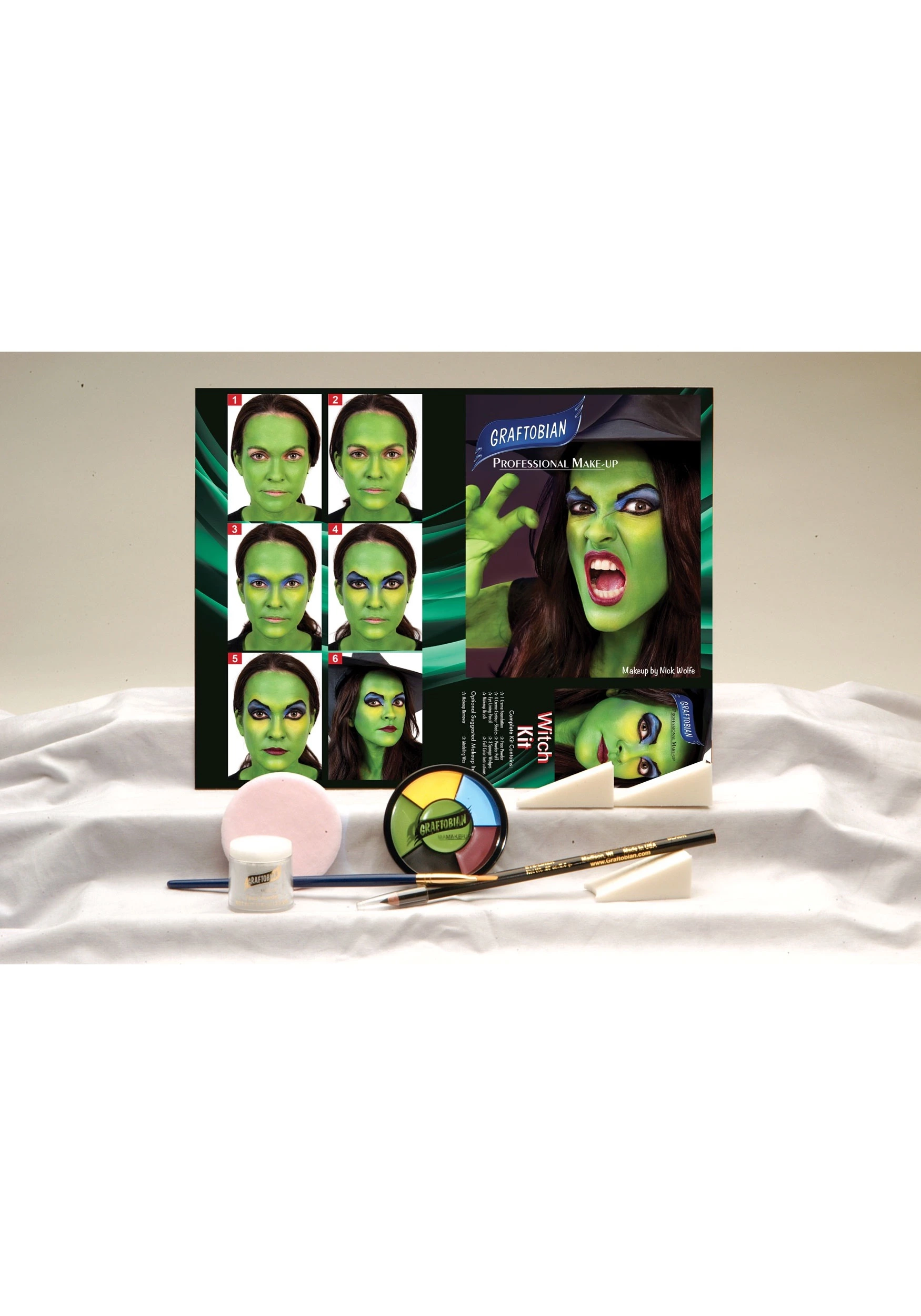 Graftobian Deluxe Witch Make Up Kit 4 Graftobian Deluxe Witch Make Up Kit - Image 2