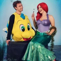 Disguise Limited Little Mermaid Ariel Deluxe Women's Costume 11 Disguise Limited Little Mermaid Ariel Deluxe Women's Costume -Storybook & Fairytale Costumes Sales disney little mermaid ariel deluxe adult costume alt 3