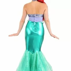 Disguise Limited Little Mermaid Ariel Deluxe Women's Costume 12 Disguise Limited Little Mermaid Ariel Deluxe Women's Costume -Storybook & Fairytale Costumes Sales disney little mermaid ariel deluxe adult costume alt 4