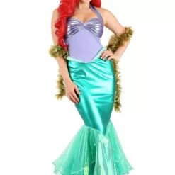 Disguise Limited Little Mermaid Ariel Deluxe Women's Costume 13 Disguise Limited Little Mermaid Ariel Deluxe Women's Costume -Storybook & Fairytale Costumes Sales disney little mermaid ariel deluxe adult costume alt 5