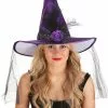 Yiwu Winshare Women's Elegant Purple Witch Hat