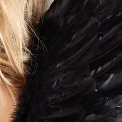 Armada Fallen Black Angel Costume Wings -Storybook & Fairytale Costumes Sales fallen black angel wings alt 3