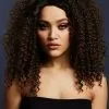 Smiffys Fever Lizzo Dark Brown Heat Styleable Wig For Women