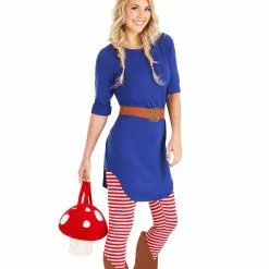 Bluenet Women's Forever A Gnome Costume -Storybook & Fairytale Costumes Sales forever a gnome womens costume alt 2