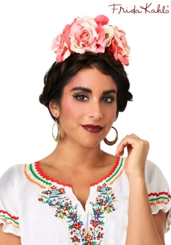 Fun Costumes Frida Kahlo Flower Headband For Adults 3 Fun Costumes Frida Kahlo Flower Headband For Adults