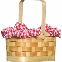 Rasta Imposta Gingham Basket Handbag