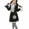 Smiffys Girl's Dark Mad Hatter Costume