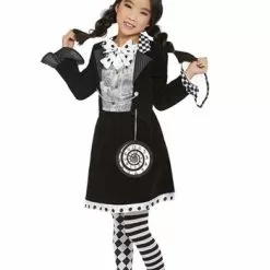 Smiffys Girl's Dark Mad Hatter Costume