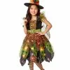 Rubies Costume Co. Inc Light Up Green Witch Costume For Girls