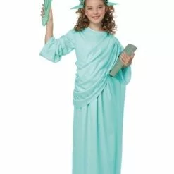 California Costume Collection Statue Of Liberty Girls Costume