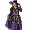 Rubies Costume Co. Inc Girl's Light Up Victorian Spider Witch Costume