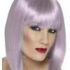 Smiffys Glam Lilac Wig -Storybook & Fairytale Costumes Sales glam lilac wig
