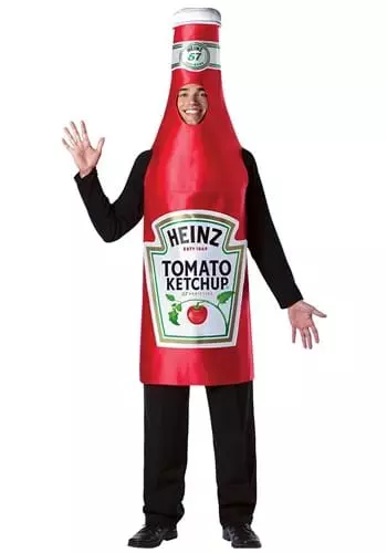 Morris Costumes Heinz Ketchup Bottle Costume For Adults 3 Morris Costumes Heinz Ketchup Bottle Costume For Adults