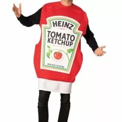 Morris Costumes Heinz Ketchup Squeeze Bottle Costume For Adults