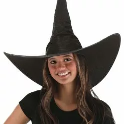 Elope Big Brim Witch Hat -Storybook & Fairytale Costumes Sales huge brim witch hat alt 2